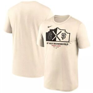 Men's Cream San Francisco Giants 2024 Rickwood Classic Legend T-shirt